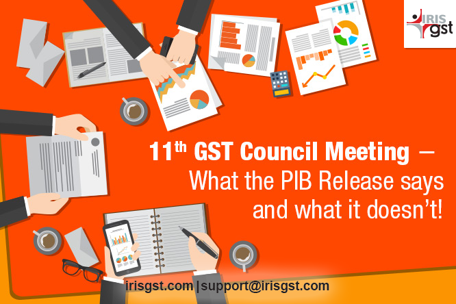 11th GST Council Meeting