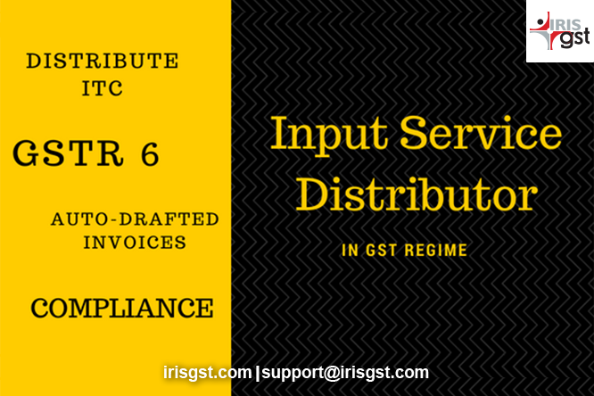GSTR COmpliance for an Input Services