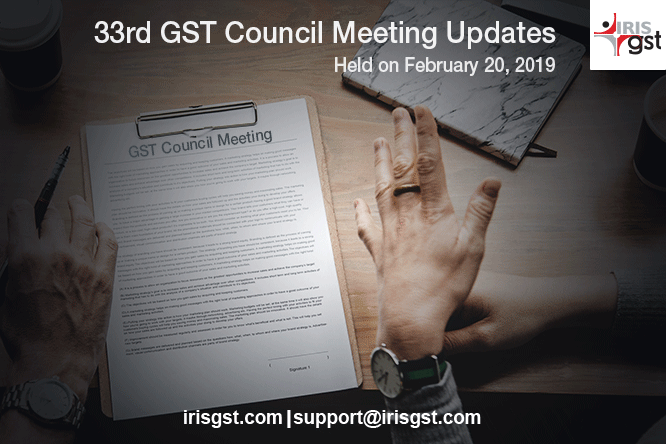 33 GST Council, Adjourned