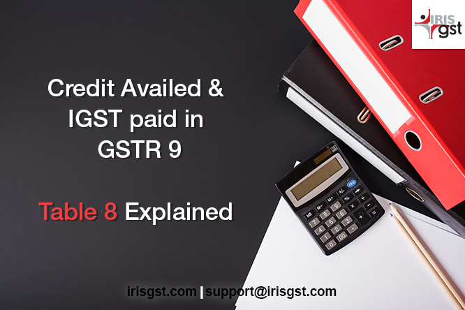 Gstr 9 Table 8 Explained How To Fill Table 8 In Gstr 9