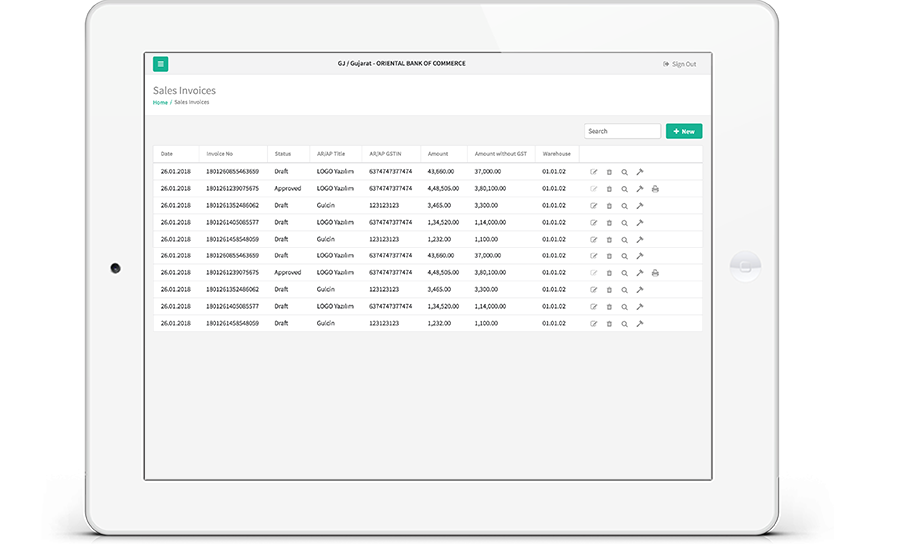 IRIS Vyapari - An Accounting Software offers easy billing by automating the overall sales order dispatch and invoice